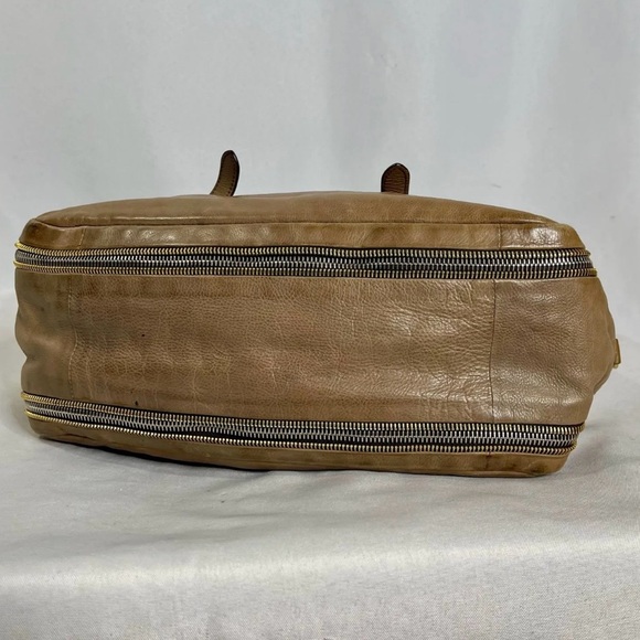 Prada Brown Leather Bag with Gold Hardware - Picture 3 of 8